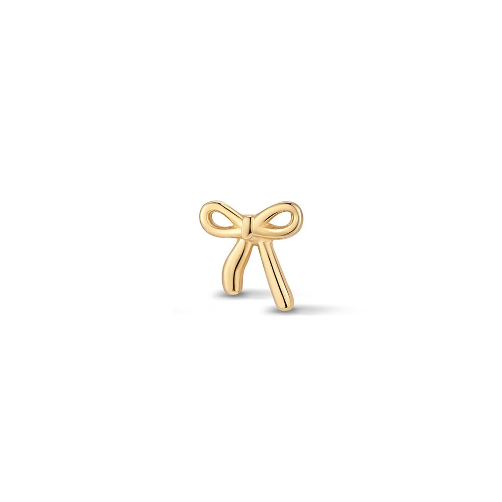 316L Stainless Steel Bow Flatback - SkinKandy | Body Jewellery & Piercing Online Australia
