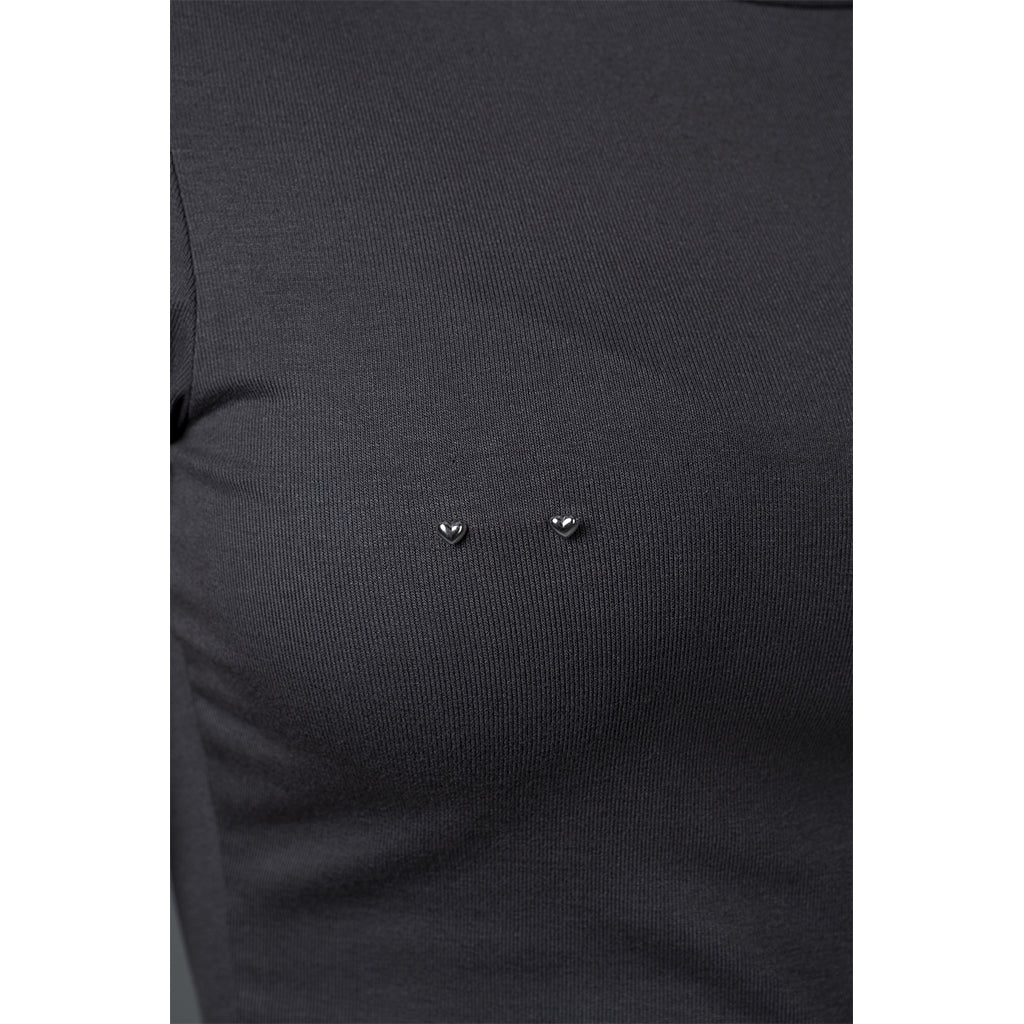 316L Stainless Steel Polished Heart Nipple Bar - SkinKandy | Body Jewellery & Piercing Online Australia