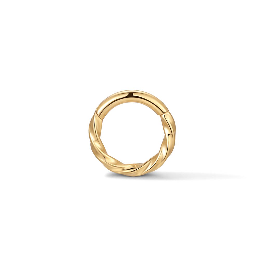 Image for Titanium Twisted Cord Segment Ring