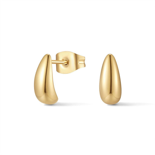 316L Stainless Steel Teardrop Stud Earring - SkinKandy | Body Jewellery & Piercing Online Australia