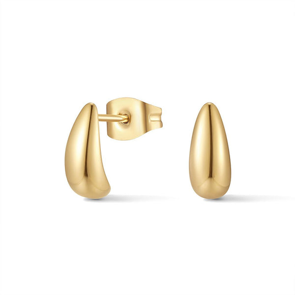 316L Stainless Steel Teardrop Stud Earring