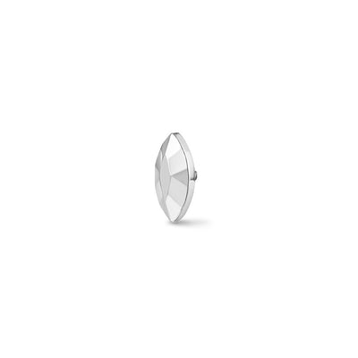 Titanium Faceted Marquis Flatback Piercing