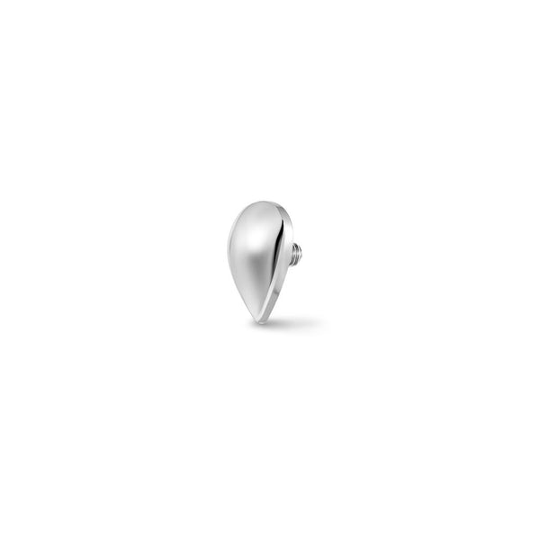 Implant Grade Titanium Internally Threaded Teardrop Top Piercing