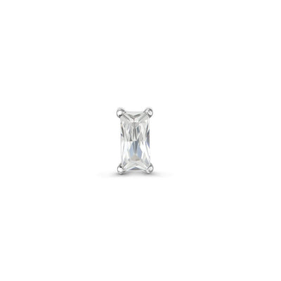 Titanium Threadless Rectangle Top Piercing