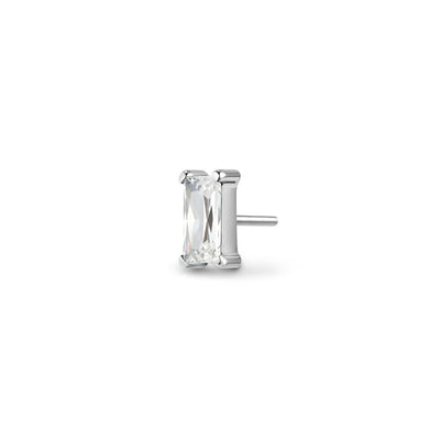 Titanium Threadless Rectangle Top Piercing