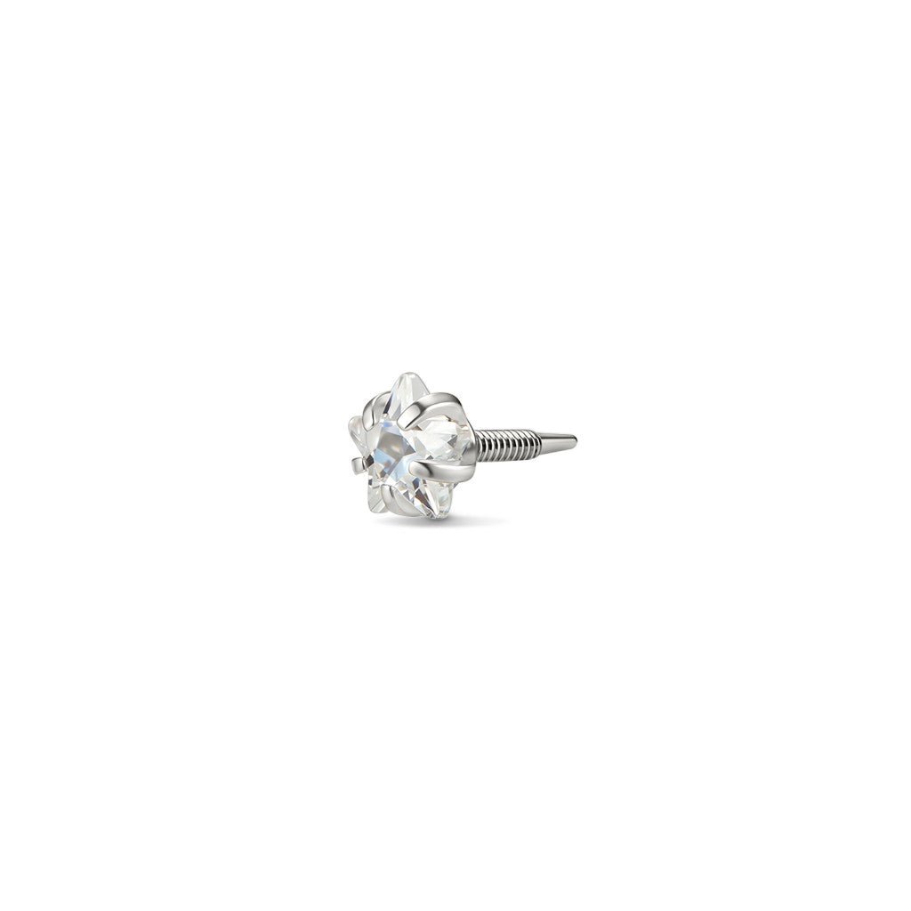 Titanium Guided Internally Threaded Star Top Piercing - SkinKandy | Body Jewellery & Piercing Online Australia