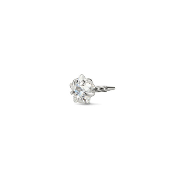 Implant Grade Titanium Guided Internally Threaded Star Top Piercing