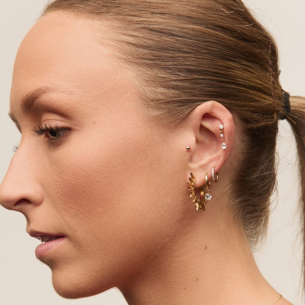 316L Surgical Steel Spike Hoops - SkinKandy | Body Jewellery & Piercing Online Australia