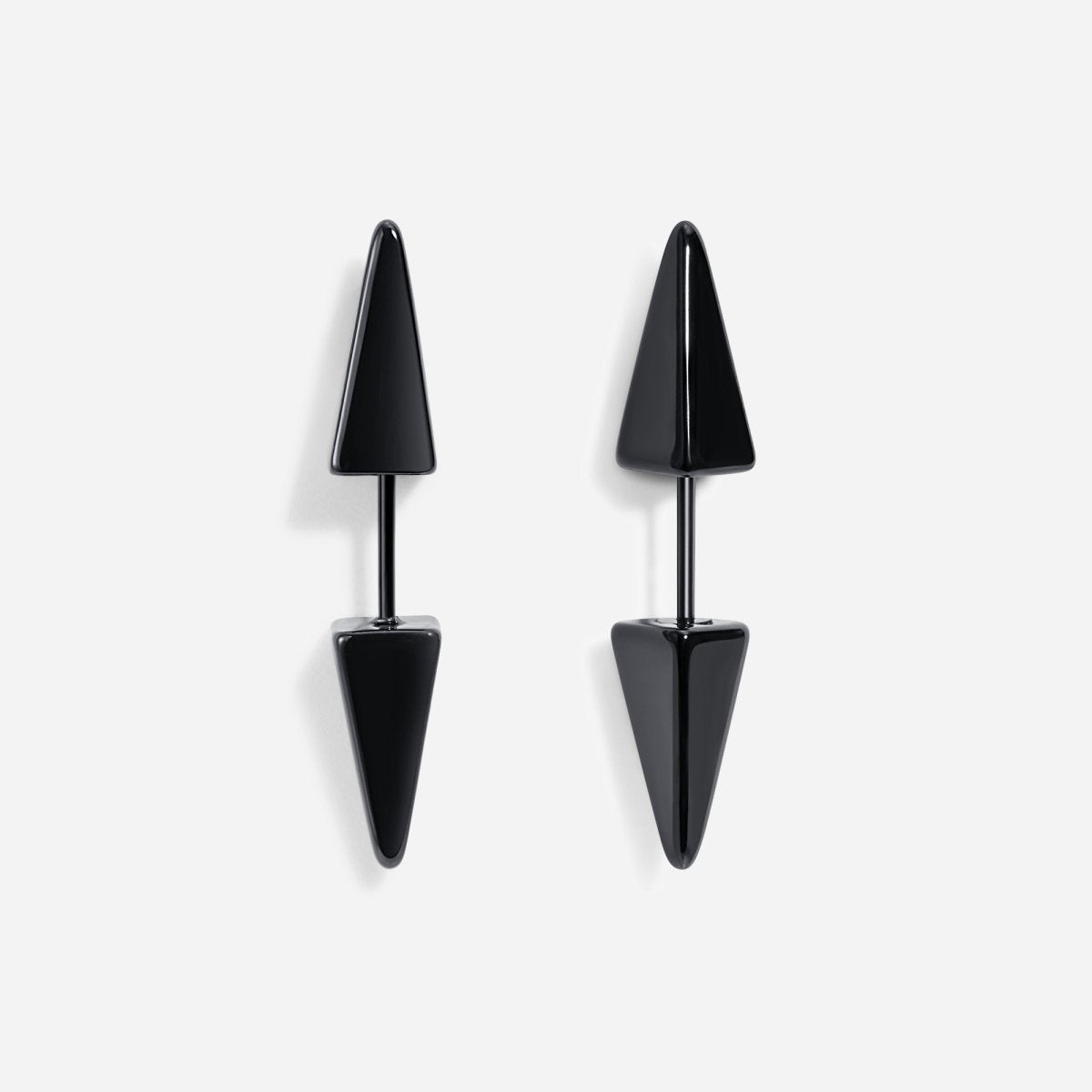 316L Surgical Steel Double Spike Earring Pair - SkinKandy | Body Jewellery & Piercing Online Australia