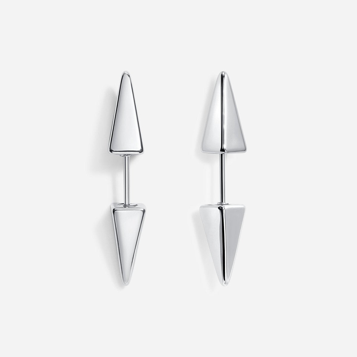 316L Surgical Steel Double Spike Earring Pair - SkinKandy | Body Jewellery & Piercing Online Australia