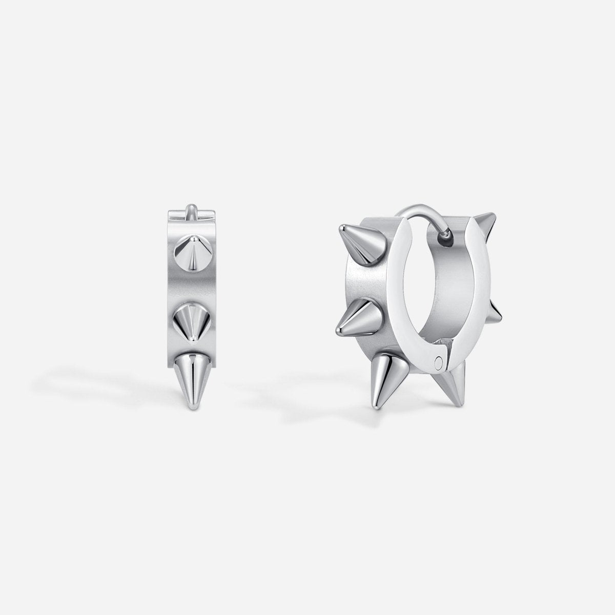 316L Surgical Steel Spike Huggie Earring Pair - SkinKandy | Body Jewellery & Piercing Online Australia