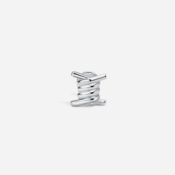 316L Surgical Steel Internally Threaded Barbed Wire Flatback