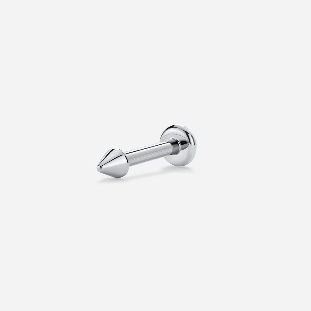Titanium Internally Threaded Spike Nose Flatback - SkinKandy | Body Jewellery & Piercing Online Australia