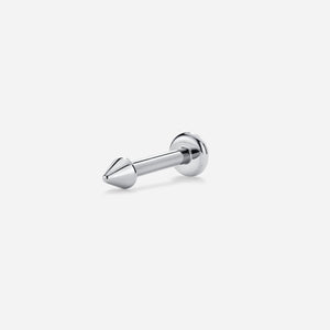 Titanium Internally Threaded Spike Nose Flatback - SkinKandy | Body Jewellery & Piercing Online Australia