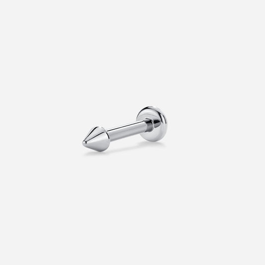 Titanium Internally Threaded Spike Nose Flatback - SkinKandy | Body Jewellery & Piercing Online Australia
