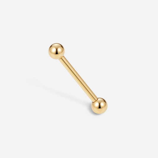 Titanium Internally Threaded Basic Plain Ball Tongue Barbell - SkinKandy | Body Jewellery & Piercing Online Australia