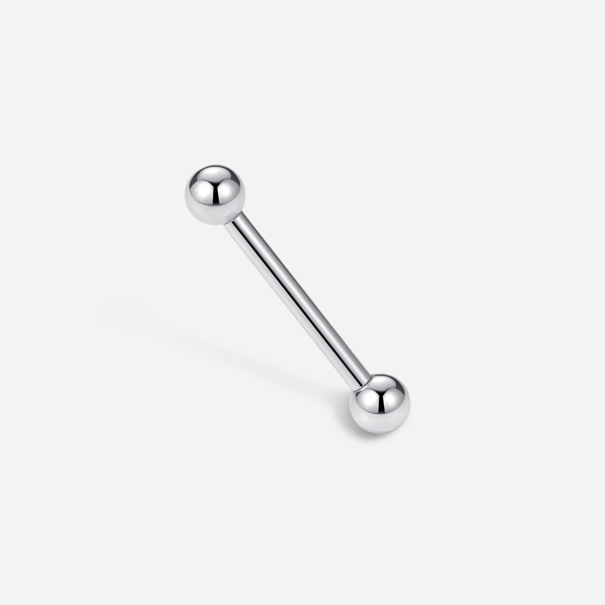 Titanium Internally Threaded Basic Plain Ball Tongue Barbell - SkinKandy | Body Jewellery & Piercing Online Australia