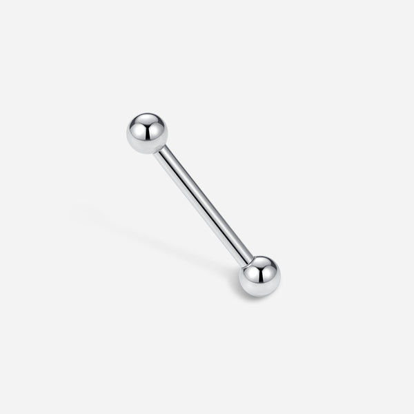 Titanium Internally Threaded Basic Plain Ball Tongue Barbell