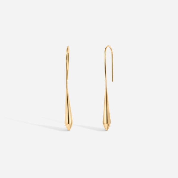 316L Stainless Steel Threadless Drop Pendant Earring Pair