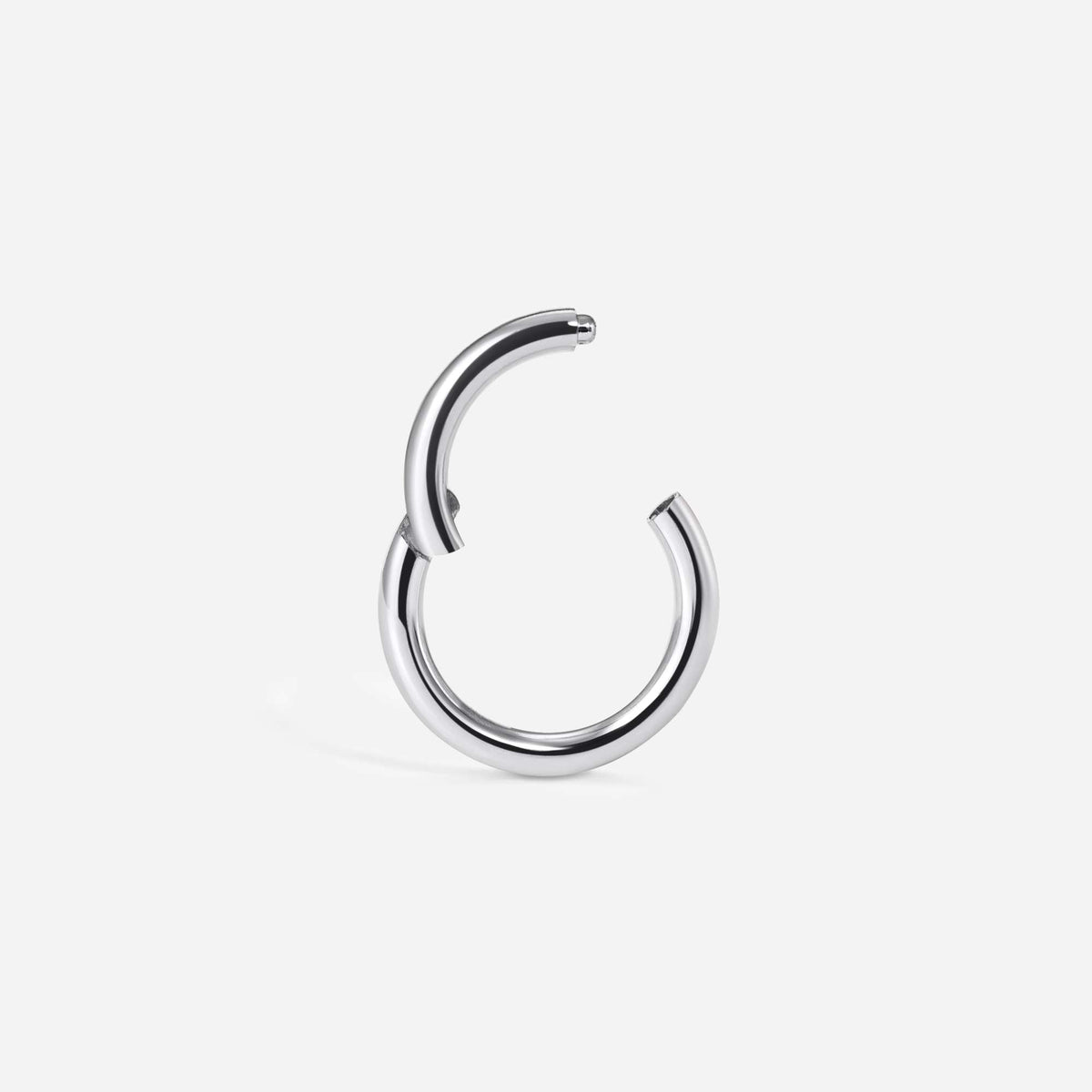 Implant Grade Titanium Hinged Classic Segment Ring – view 6 | SkinKandy Body Jewellery Australia