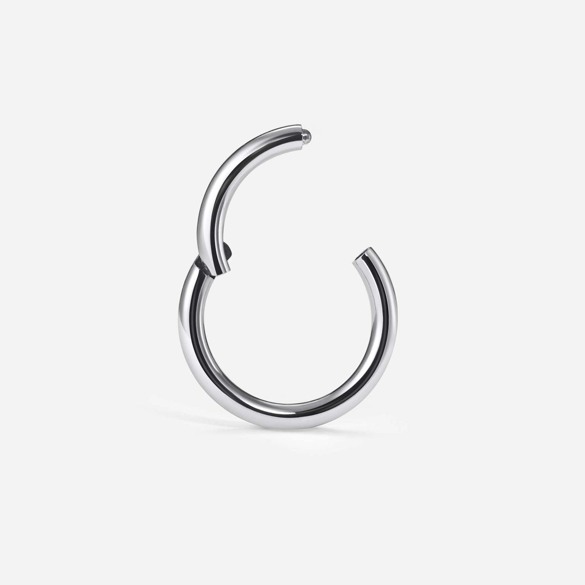 Implant Grade Titanium Hinged Classic Segment Ring – view 8 | SkinKandy Body Jewellery Australia