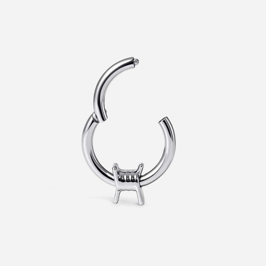 Implant Grade Titanium Hinged Barbed Wire Segment Ring - SkinKandy | Body Jewellery & Piercing