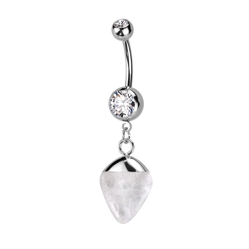 Jewelled Stone Navel Dangle - SkinKandy | Body Jewellery & Piercing Online Australia
