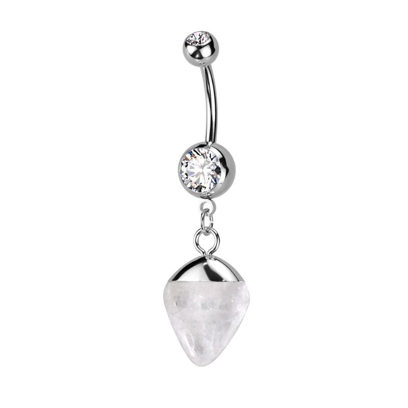 Jewelled Stone Navel Dangle