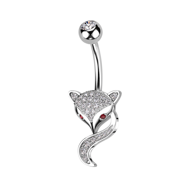 Fox Navel Bar - SkinKandy | Body Jewellery & Piercing Online Australia