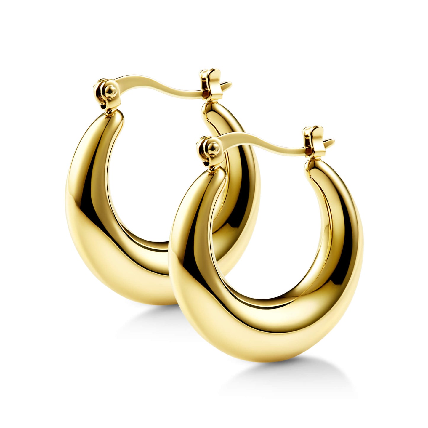 Chunky Hoop Earrings - SkinKandy | Body Jewellery & Piercing Online Australia