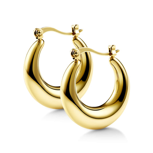 Chunky Hoop Earrings - SkinKandy | Body Jewellery & Piercing Online Australia
