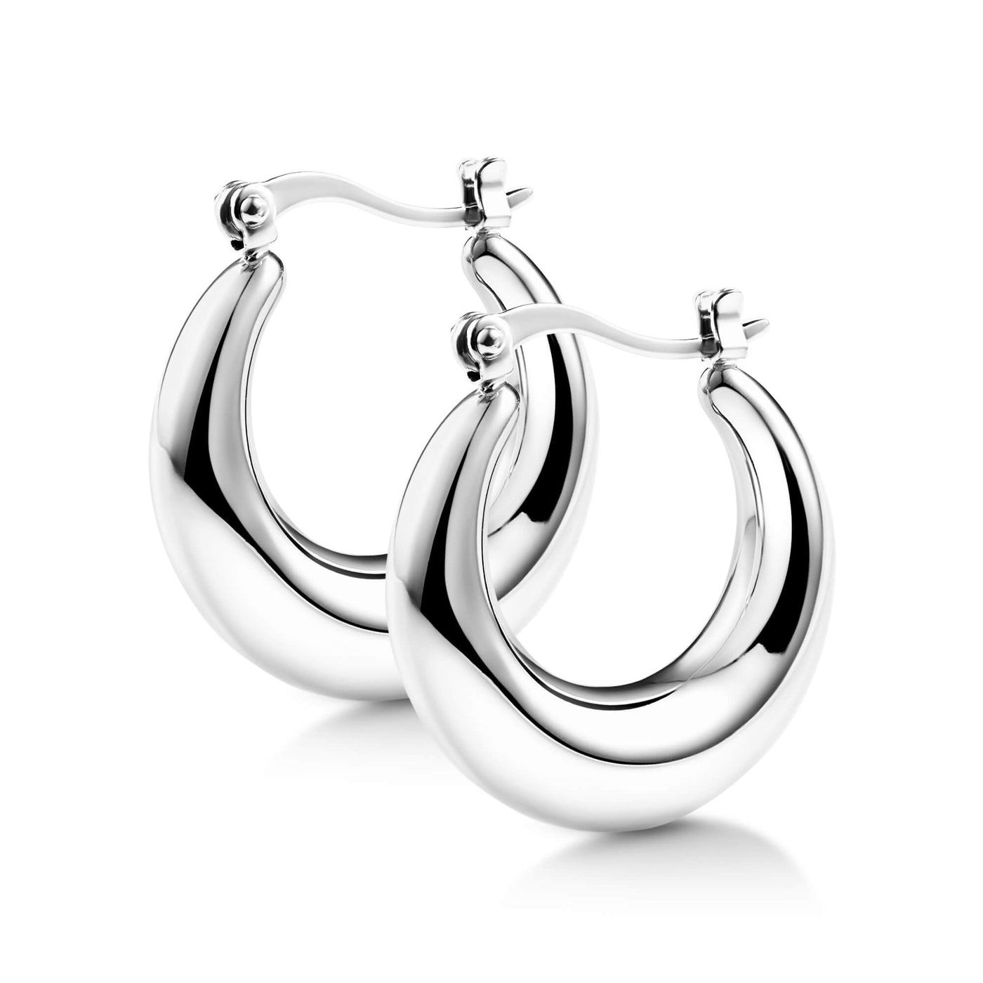 Chunky Hoop Earrings