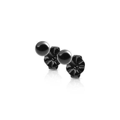 Titanium Ball Stud Earrings