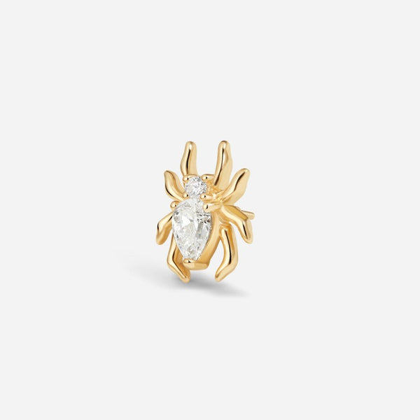 14K Solid Gold Guided Internally Threaded Spider Top