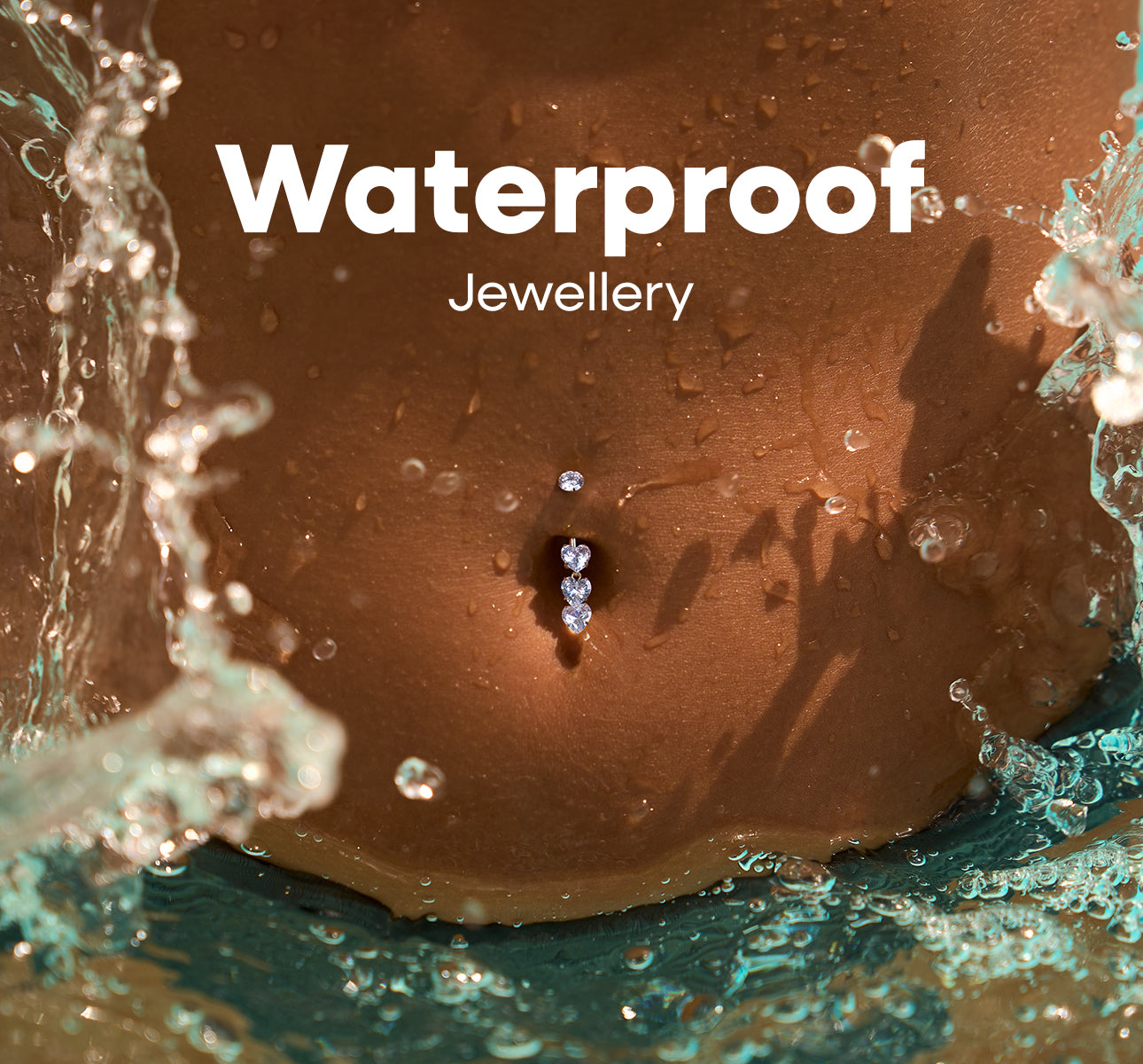 belly piercing jewellery waterproof