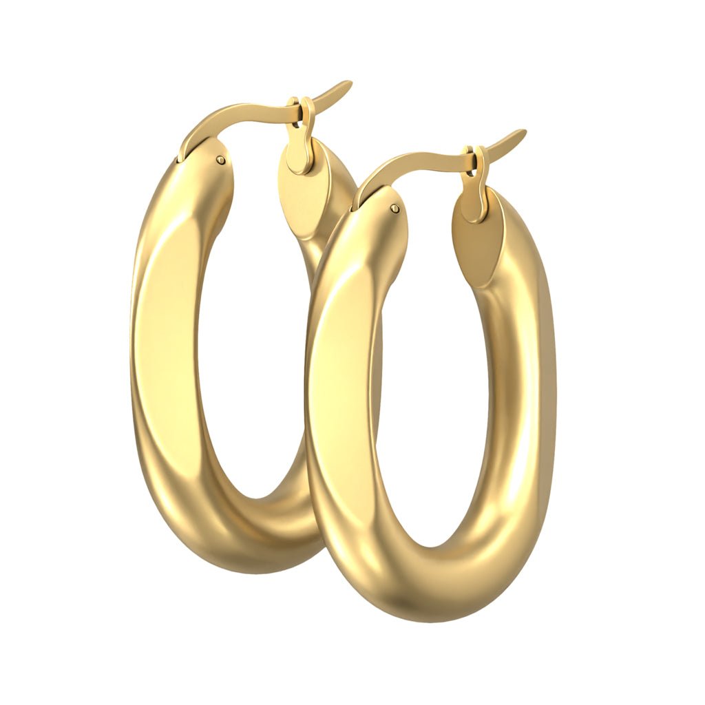 Chunky Hoop Earrings - SkinKandy | Body Jewellery & Piercing Online Australia