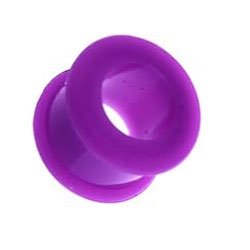 Flexible Silicone Double Flat Flared Tunnel - SkinKandy | Body Jewellery & Piercing Online Australia
