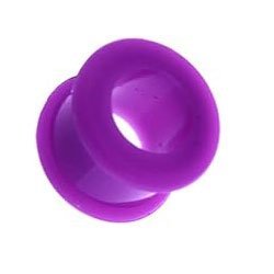 Flexible Silicone Double Flat Flared Tunnel - SkinKandy | Body Jewellery & Piercing Online Australia