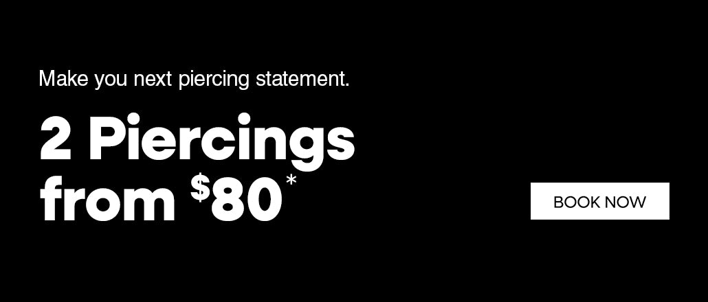 2 Piercings from $80