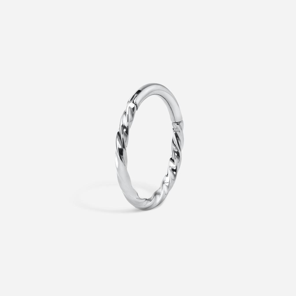 Implant Grade Titanium Hinged Twisted Cord Segment Ring