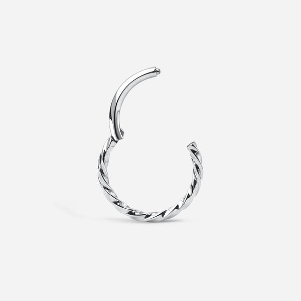 Implant Grade Titanium Hinged Twisted Cord Segment Ring