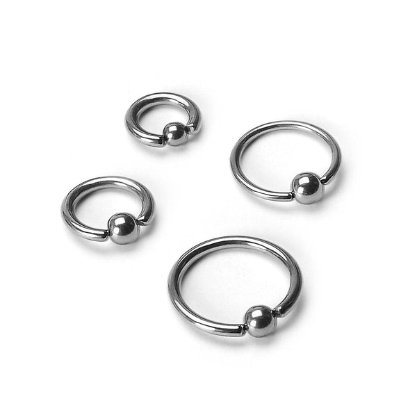 Titanium Ball Closure Ring