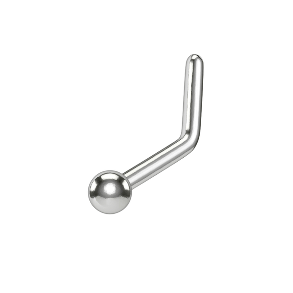 Titanium Round Ball Nose Stud 20G