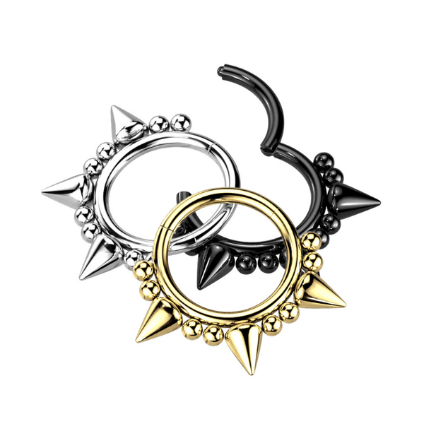 Spikes and Beads Segment Ring