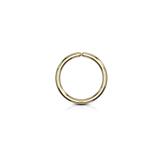 14K Solid Gold Bendable Nose Ring - SkinKandy | Body Jewellery & Piercing Online Australia