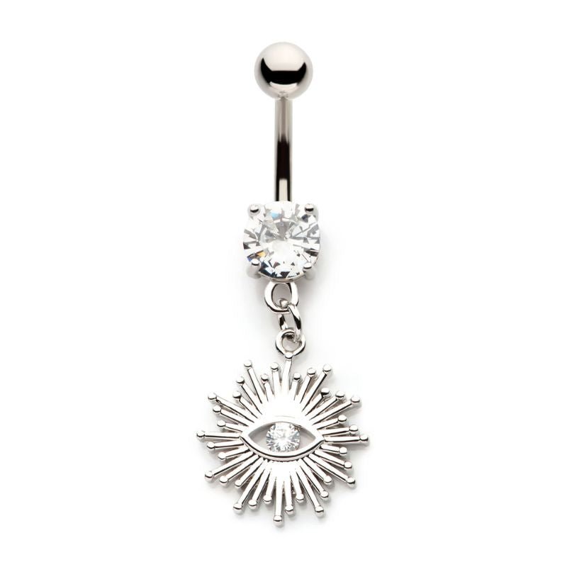 Evil Eye Navel Dangle - SkinKandy | Body Jewellery & Piercing Online Australia