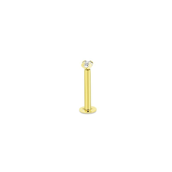 14K Solid Gold Pop Fit Labret