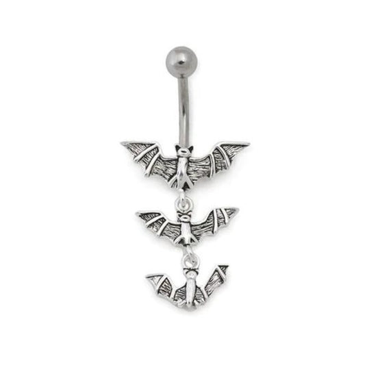 Triple Bat Navel Dangle - SkinKandy | Body Jewellery & Piercing Online Australia