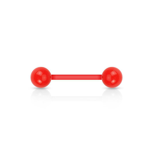 Acrylic Flexible Solid Ball Barbell - SkinKandy | Body Jewellery & Piercing Online Australia