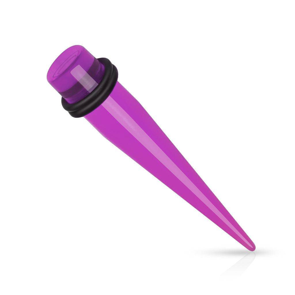 Acrylic Taper with 2 O - rings - SkinKandy | Body Jewellery & Piercing Online Australia